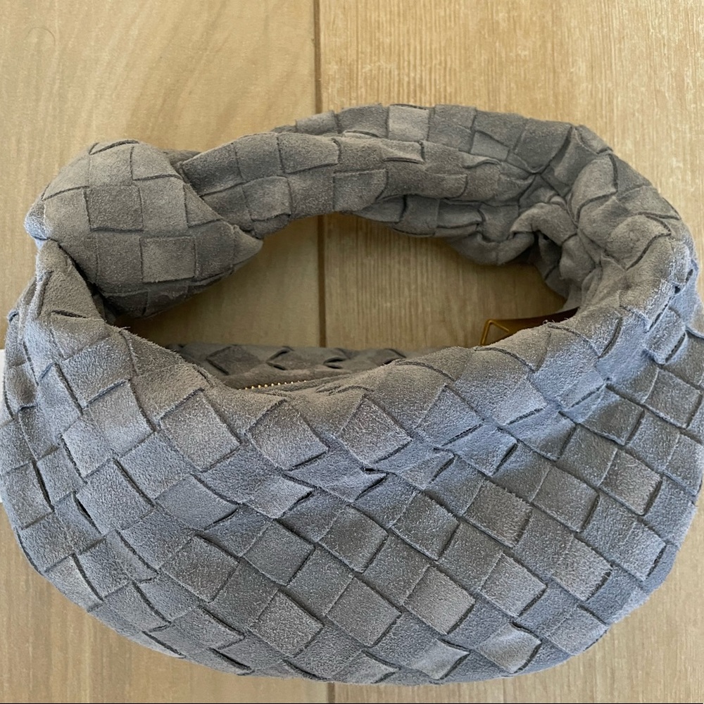 Brand new with tags never worn Jodi bag- grey suede